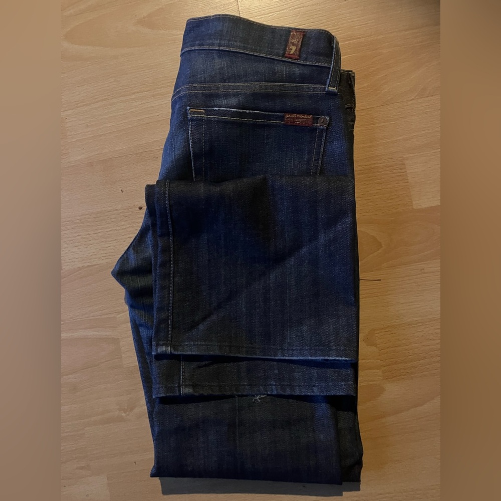 Seven For All Mankind jeans. Bootcut. Never worn. long!